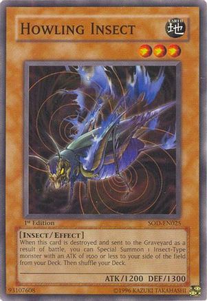 Howling Insect (SOD-EN025) - Soul of the Duelist Unlimited