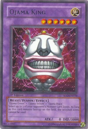 Ojama King (SOD-EN034) - Soul of the Duelist 1st Edition