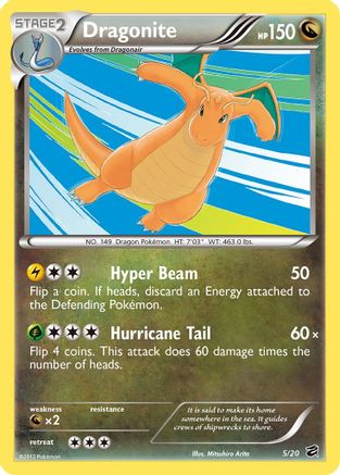 Dragonite - 5/20 (Dragon Vault) 5 - Blister Exclusives Holofoil