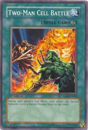 Two-Man Cell Battle (SOD-EN045) - Soul of the Duelist Unlimited