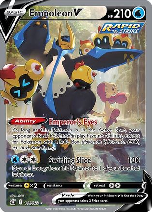 Empoleon V (Alternate Full Art) 146/163 - Battle Styles Holofoil