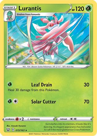 Lurantis 15/163 - Battle Styles Reverse Holofoil