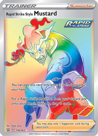 Rapid Strike Style Mustard 176/163 - Battle Styles Holofoil