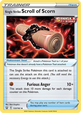 Single Strike Scroll of Scorn 133/163 - SWSH05 Battle Styles