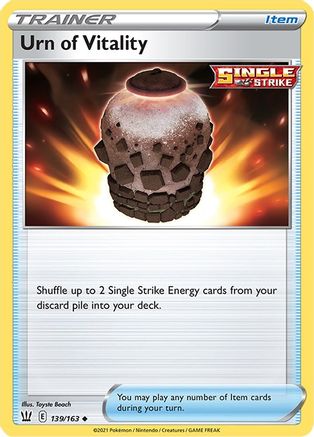 Urn of Vitality 139/163 - Battle Styles Reverse Holofoil