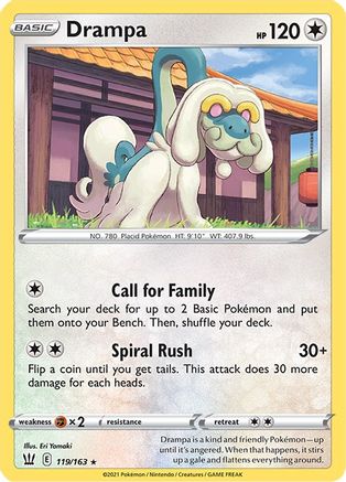 Drampa 119/163 - Battle Styles