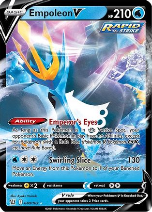 Empoleon V 40/163 - Battle Styles Holofoil