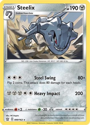 Steelix 99/163 - Battle Styles Holofoil