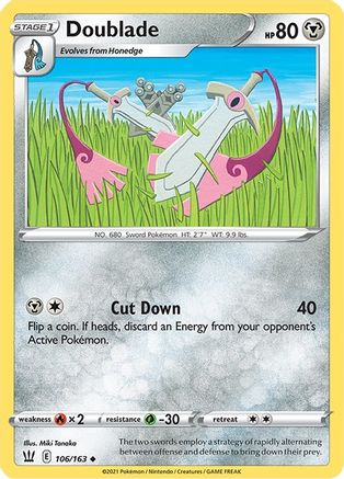Doublade 106/163 - Battle Styles Reverse Holofoil
