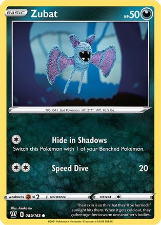 Zubat 89/163 - SWSH05 Battle Styles Reverse Holofoil