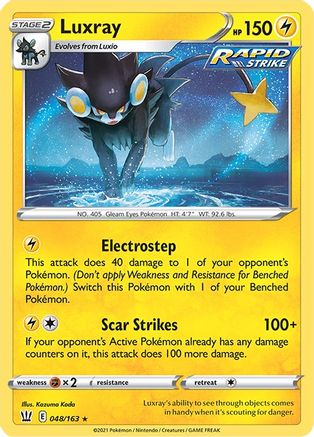 Luxray 48/163 - Battle Styles Holofoil