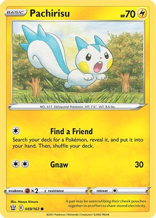 Pachirisu 49/163 - Battle Styles Reverse Holofoil