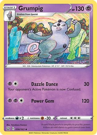 Grumpig 56/163 - Battle Styles Reverse Holofoil