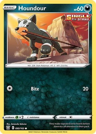 Houndour 95/163 - SWSH05 Battle Styles Reverse Holofoil