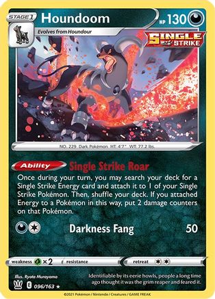 Houndoom 96/163 - Battle Styles Reverse Holofoil