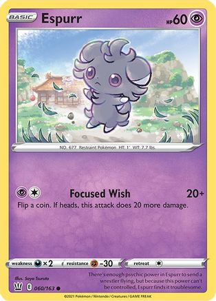 Espurr 60/163 - SWSH05 Battle Styles