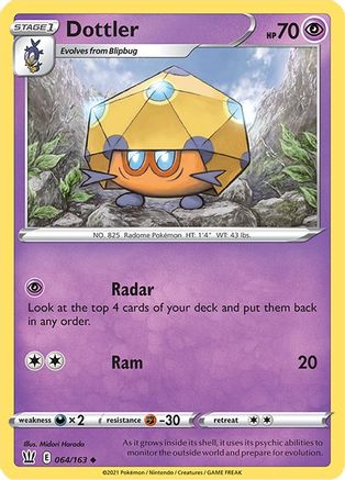 Dottler 64/163 - Battle Styles Reverse Holofoil