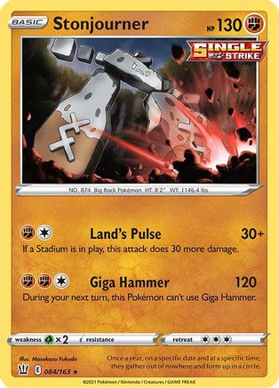 Stonjourner 84/163 - SWSH05 Battle Styles