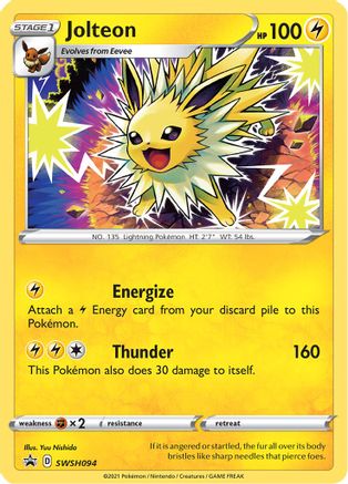 Jolteon SWSH094/307 - SWSH Black Star Promos Holofoil