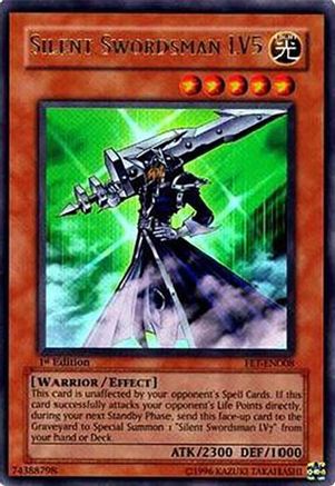 Silent Swordsman LV5 (FET-EN008) - Flaming Eternity 1st Edition