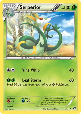 Serperior - 5/114 (Green Tornado Theme Deck Exclusive) 5 - Deck Exclusives