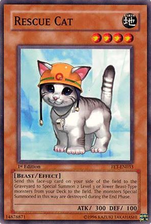 Rescue Cat (FET-EN033) - Flaming Eternity 1st Edition