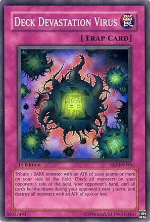 Deck Devastation Virus (FET-EN058) - Flaming Eternity 1st Edition