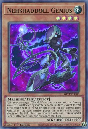 Nehshaddoll Genius (GFTP-EN006) - Ghosts From the Past 1st Edition