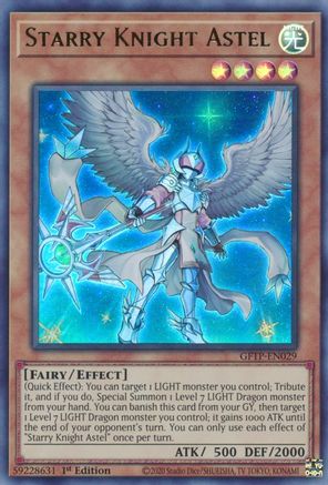 Starry Knight Astel (GFTP-EN029) - Ghosts From the Past 1st Edition