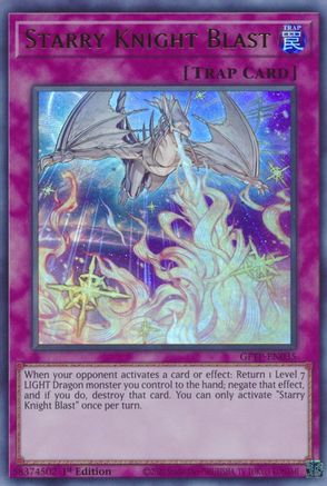Starry Knight Blast (GFTP-EN035) - Ghosts From the Past 1st Edition