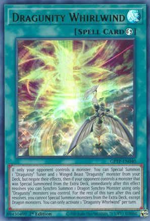 Dragunity Whirlwind (GFTP-EN040) - Ghosts From the Past 1st Edition