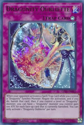 Dragunity Oubliette (GFTP-EN042) - Ghosts From the Past 1st Edition