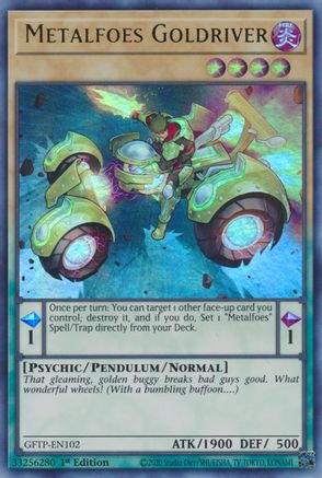Metalfoes Goldriver (GFTP-EN102) - Ghosts From the Past 1st Edition