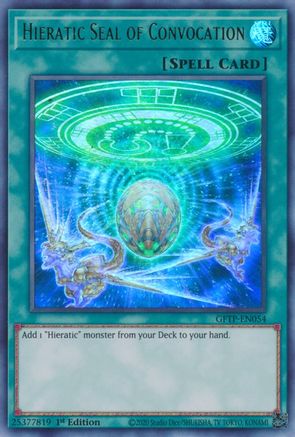 Hieratic Seal of Convocation (GFTP-EN054) - Ghosts From the Past 1st Edition