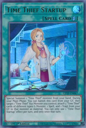 Time Thief Startup (GFTP-EN067) - Ghosts From the Past 1st Edition