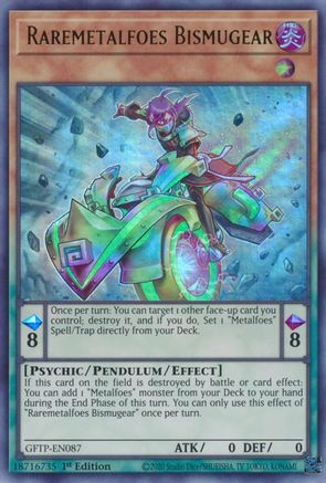 Raremetalfoes Bismugear (GFTP-EN087) - Ghosts From the Past 1st Edition