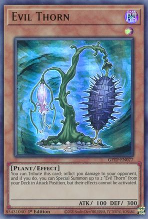 Evil Thorn (GFTP-EN077) - Ghosts From the Past 1st Edition