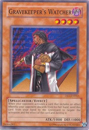 Gravekeeper's Watcher (DR1-EN012) - Dark Revelation Volume 1 Unlimited