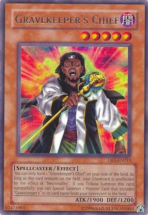 Gravekeeper's Chief (DR1-EN013) - Dark Revelation Volume 1 Unlimited