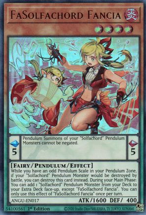 FaSolfachord Fancia (ANGU-EN017) - Ancient Guardians 1st Edition