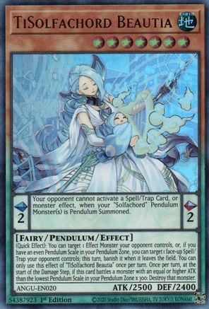 TiSolfachord Beautia (ANGU-EN020) - Ancient Guardians 1st Edition