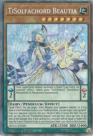 TiSolfachord Beautia (CR) (ANGU-EN020) - Ancient Guardians 1st Edition