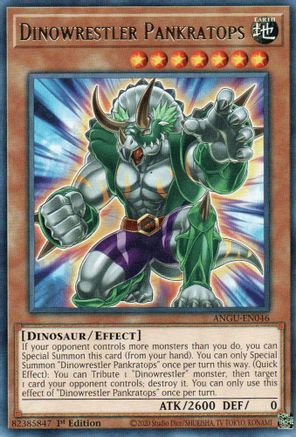 Dinowrestler Pankratops (ANGU-EN046) - Ancient Guardians 1st Edition