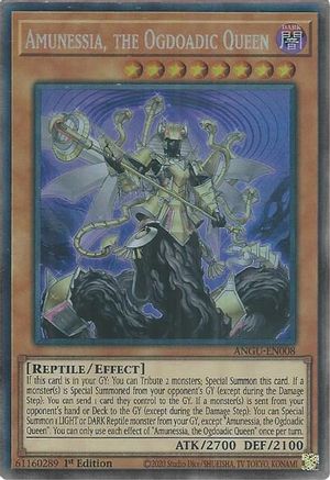 Amunessia, the Ogdoadic Queen (CR) - ANGU-EN008 - Ancient Guardians 1st Edition