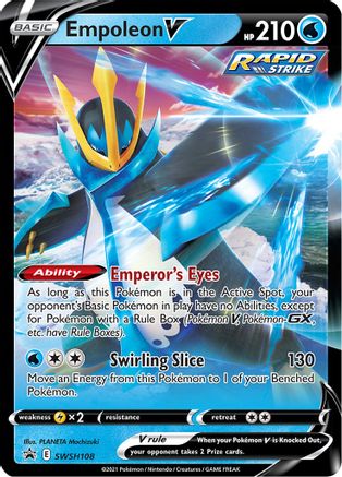 Empoleon V SWSH108/307 - SWSH Black Star Promos Holofoil