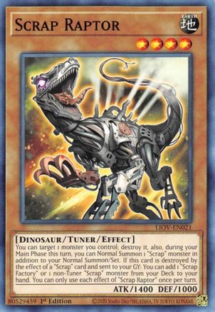 Scrap Raptor (LIOV-PT021) - Lightning Overdrive 1st Edition Portuguese