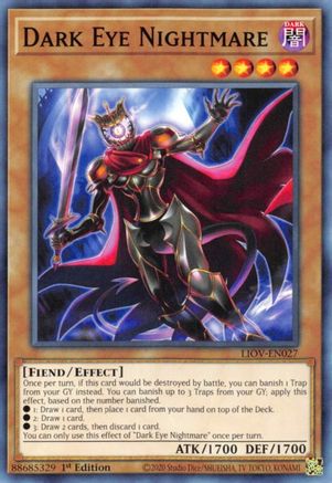 Dark Eye Nightmare (LIOV-EN027) - Lightning Overdrive 1st Edition