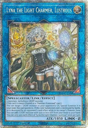 Lyna the Light Charmer, Lustrous (Starlight Rare) (LIOV-EN049) - Lightning Overdrive 1st Edition