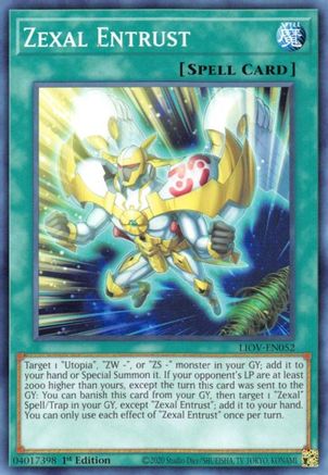 Zexal Entrust (LIOV-EN052) - Lightning Overdrive 1st Edition