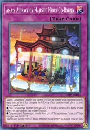Amaze Attraction Majestic Merry-Go-Round - LIOV-EN073 - Lightning Overdrive 1st Edition